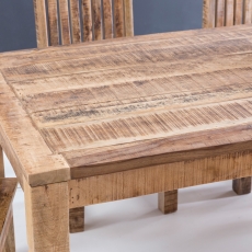 Jedálenský stôl Rustica, 180 cm, mangové drevo - 9