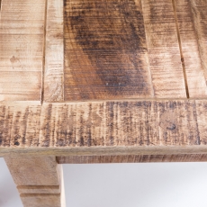 Jedálenský stôl Rustica, 80 cm, mangové drevo - 8