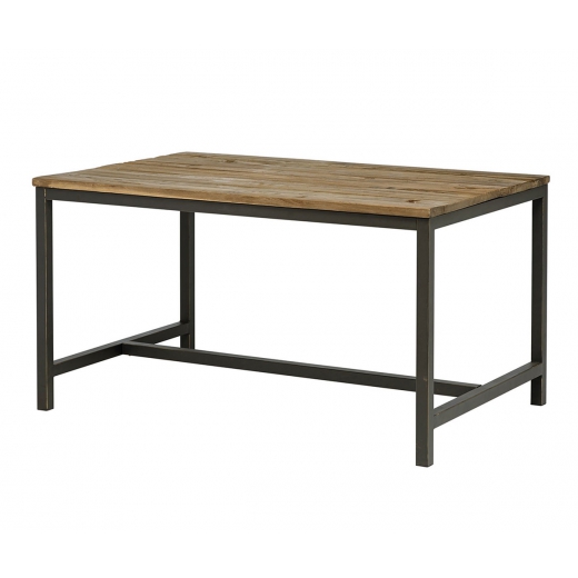 Jedálenský stôl s drevenou doskou Harvest, 140 cm - 1