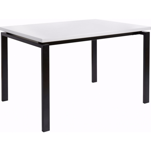 Jedálenský stôl Saja, 120 cm, biela - 1