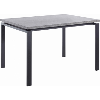 Jedálenský stôl Saja, 120 cm, sivá