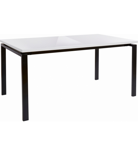 Jedálenský stôl Saja, 160 cm, biela