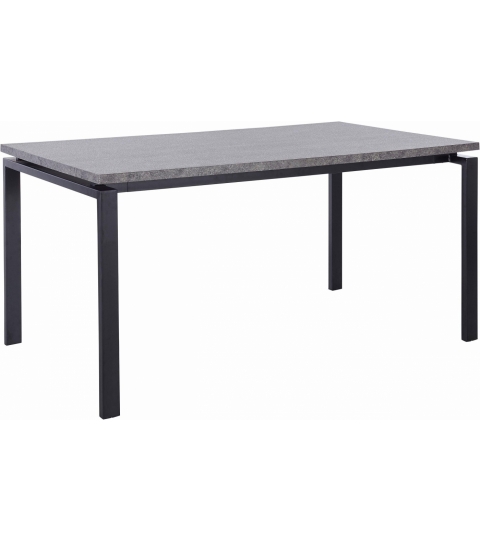 Jedálenský stôl Saja, 160 cm, sivá