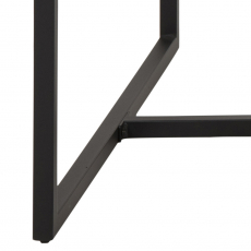 Jedálenský stôl Seaford, 180 cm, čierna / dub - 5