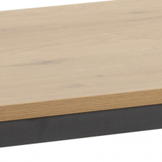 Jedálenský stôl Seaford, 180 cm, čierna / dub - 9