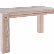 Jedálenský stôl Sibera, 160 cm, biela - 2
