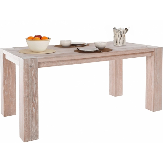 Jedálenský stôl Sibera, 180 cm, biela - 1