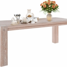 Jedálenský stôl Sibera, 200 cm, biela - 1