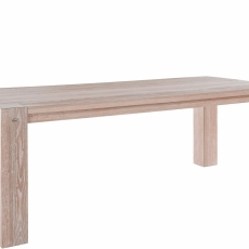 Jedálenský stôl Sibera, 220 cm, biela - 2