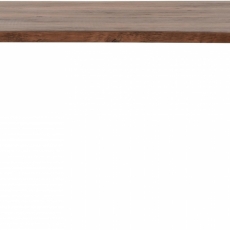 Jedálenský stôl Sinc, 200 cm, hnedá/čierna - 3