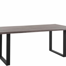 Jedálenský stôl Sinc, 200 cm, sivá/čierna - 2