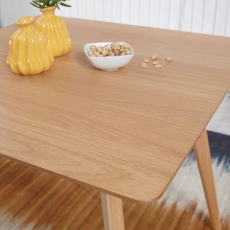 Jedálenský stôl Skara, 80 cm, dub - 7