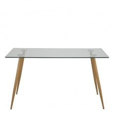 Jedálenský stôl sklenený Wanda, 140 cm - 3