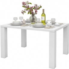 Jedálenský stôl Snox, 120 cm, biela - 4