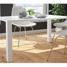 Jedálenský stôl Snox, 160 cm, biela - 2