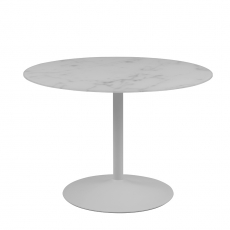 Jedálenský stôl so sklenenou doskou Tenerife, 110 cm - 1
