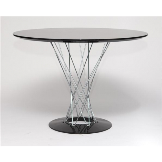Jedálenský stôl Spiral, 100 cm, čierna - 1