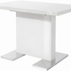 Jedálenský stôl Sprin, 110 cm, biela - 1
