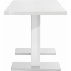 Jedálenský stôl Sprin, 110 cm, biela - 3