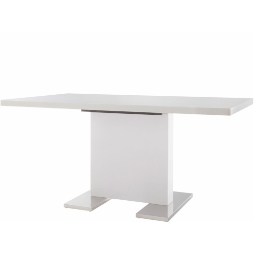 Jedálenský stôl Sprin, 160 cm, biela - 1