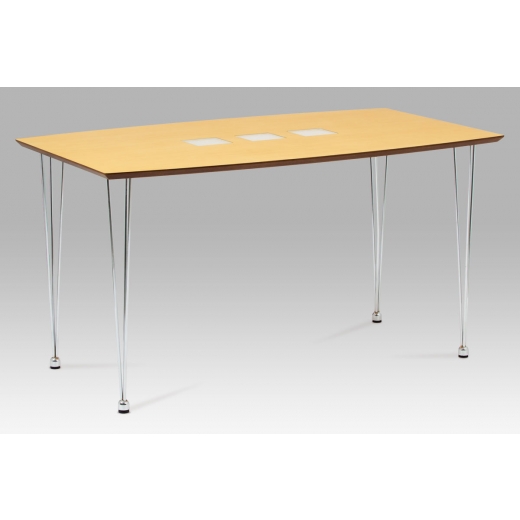 Jedálenský stôl Tempe, 135 cm, hnedá - 1