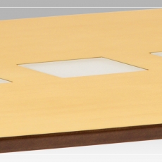 Jedálenský stôl Tempe, 135 cm, hnedá - 2