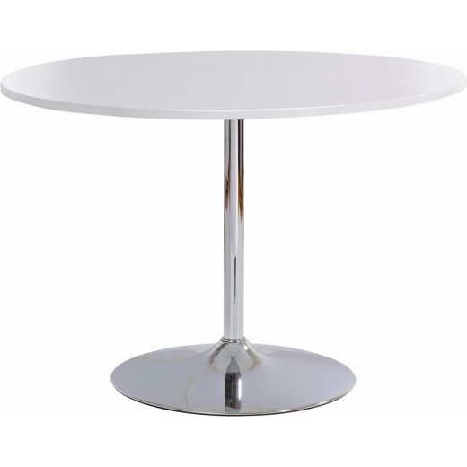 Jedálenský stôl Terra, 110 cm, biela - 1