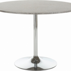 Jedálenský stôl Terra, 110 cm, sivá - 1