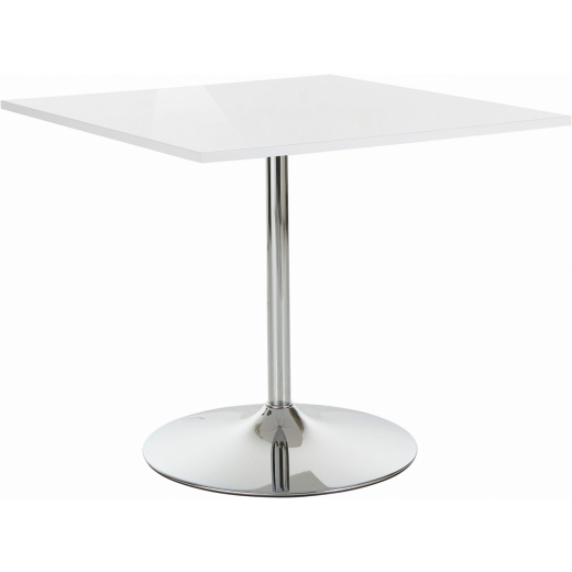 Jedálenský stôl Tren, 90 cm, biela - 1