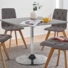 Jedálenský stôl Tren, 90 cm, sivá - 2