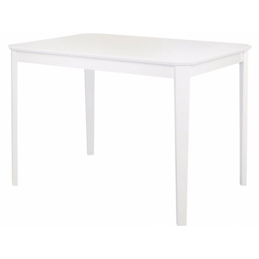 Jedálenský stôl Treno, 110 cm, biela - 1