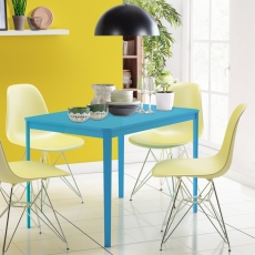 Jedálenský stôl Treno, 110 cm, modrá - 3