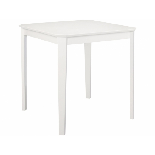 Jedálenský stôl Treno, 76 cm, biela - 1