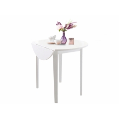 Jedálenský stôl Treno, 92 cm, biela