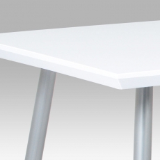 Jedálenský stôl Viera, 110 cm, biela - 2