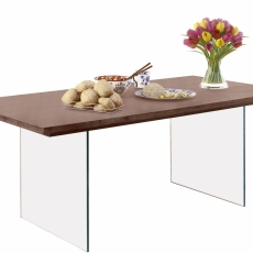 Jedálenský stôl Vive, 180 cm, hnedá - 1