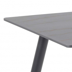 Jedálenský stôl Wicklow, 140 cm, čierna - 2