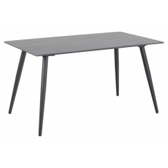 Jedálenský stôl Wicklow, 140 cm, čierna