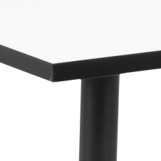 Jedálenský stôl Wila, 120 cm, biela/kov - 3