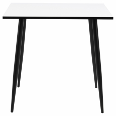 Jedálenský stôl Wila, 80 cm, biela / kov - 2