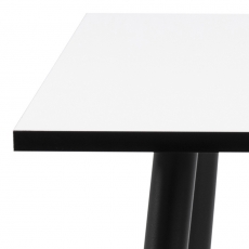 Jedálenský stôl Wila, 80 cm, biela / kov - 3