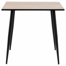 Jedálenský stôl Wila, 80 cm, dub / kov - 2