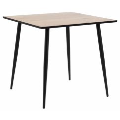 Jedálenský stôl Wila, 80 cm, dub / kov