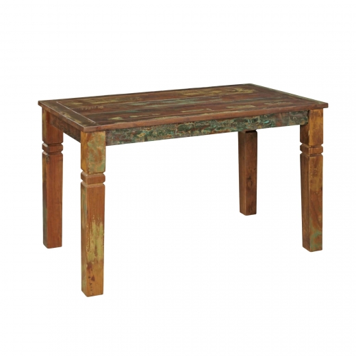 Jedálenský stôl z recyklovaného dreva Kalkutta, 120 cm, mango - 1