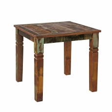 Jedálenský stôl z recyklovaného dreva Kalkutta, 80 cm, mango - 1