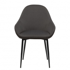 Jedálenská stolička Disca (Súprava 2 ks), sivá - 2