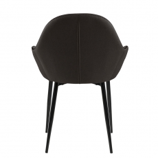 Jedálenská stolička Disca (Súprava 2 ks), sivá - 5