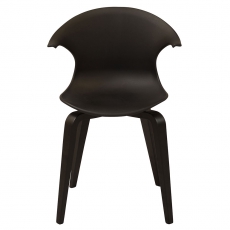 Jedálna stolička Ikona (SET 4 ks), čierna/čierna - 3