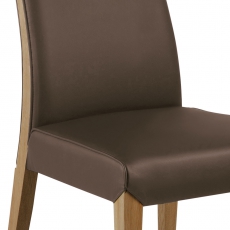 Jedálna stolička Magic (SET 2 ks), hnedá - 3