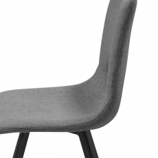 Jedálna stolička Springe (SET 4 ks), tmavo šedá - 6
